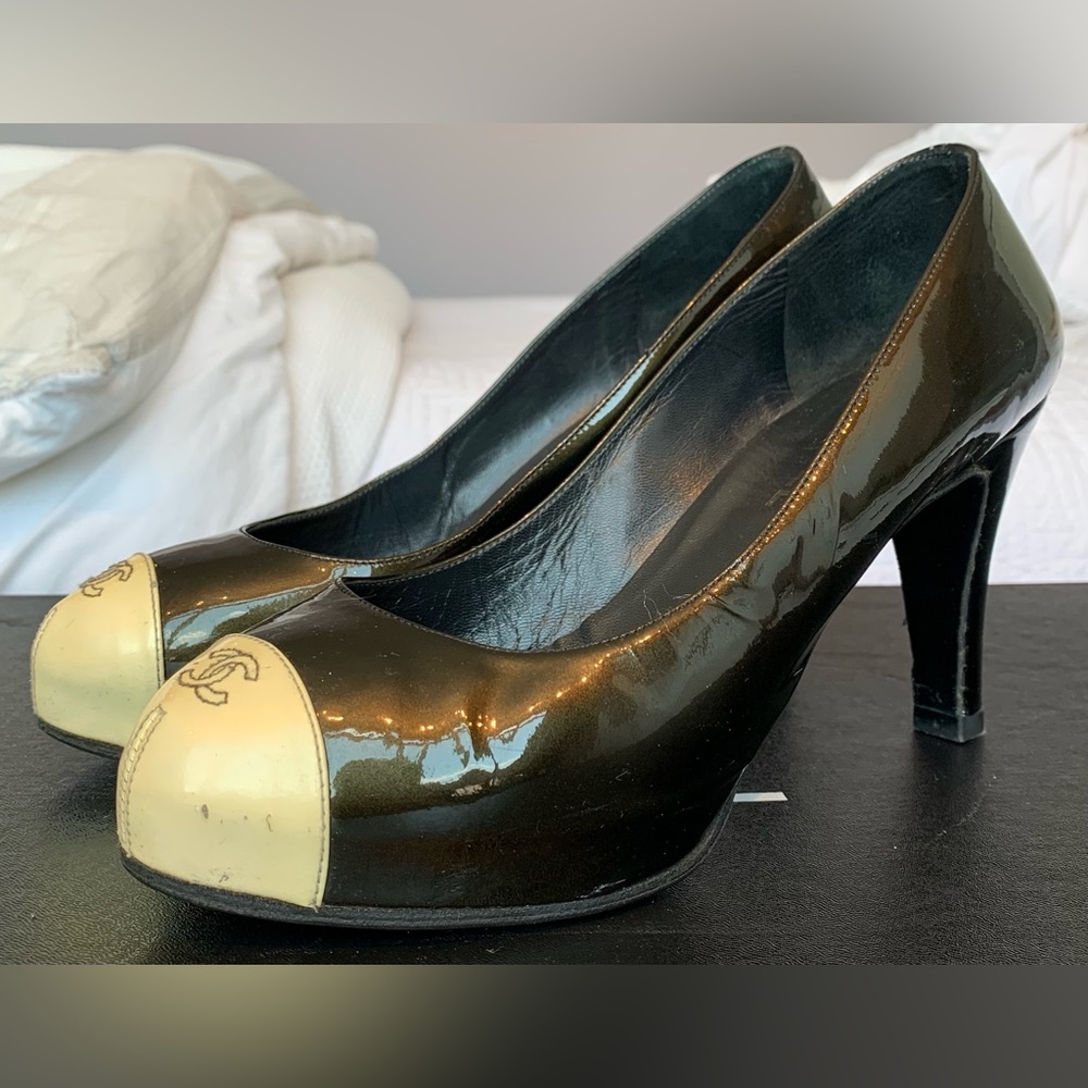 CHANEL Captoe Platform Pumps